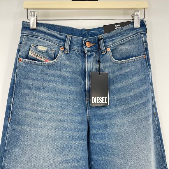 Diesel Light Blue Flare Jeans - Picture 5 of 13